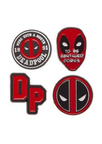 Épinglettes / Pins Marvel Deadpool - Paquet De 4
